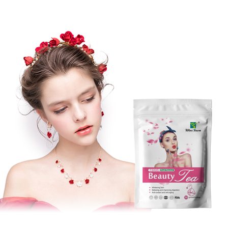 7 Days Beauty Tea Rose Herbal Help People Anti Aging Smooth Glow Tea Skin Whitening