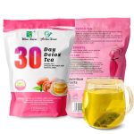 Peach Flavour Weight Loss Tea Colon Cleanse 30 Days Detox Slimming Tea For Loss Weight Boost Metabolism Detox Deep Fat Burn